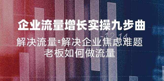 （11822期）企业流量增长实战九步曲，解决流量=解决企业焦虑难题，老板如何做流量-泰戈创艺资源库