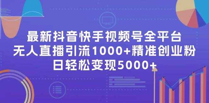 (11970期)最新抖音快手视频号全平台无人直播引流1000+精准创业粉,日轻松变现5000+-泰戈创艺资源库