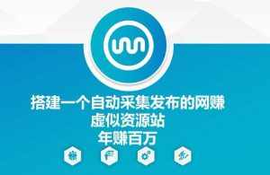 搭建一个自动采集发布的网创虚似资源站年赚百W【揭秘】-泰戈创艺资源库