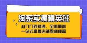 （12276期）淘系实操精英班：从入门到精通，全面覆盖，一站式掌握店铺盈利秘籍-泰戈创艺资源库