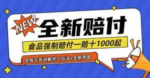 全新赔付思路糖果食品退一赔十一单1000起全程干货-泰戈创艺资源库