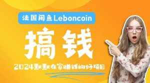 法国闲鱼Leboncoin跨境电商教程:环境邮箱电话解决产品上传及流量,悄悄赚钱-泰戈创艺资源库