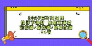 2024钩子引流课:钩子下得好流量不再愁,定位篇/标签篇/破播放篇/24节-泰戈创艺资源库