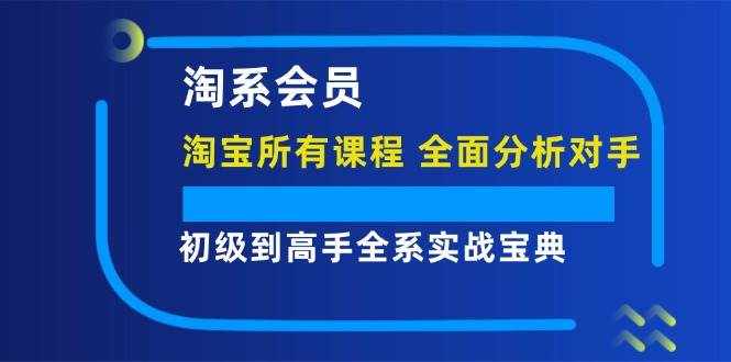 （12055期）淘系会员【淘宝所有课程，全面分析对手】，初级到高手全系实战宝典-泰戈创艺资源库