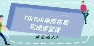 （12156期）TikTok电商布局实操运营课：从新手到精通，成为TikTok带货运营高手-泰戈创艺资源库