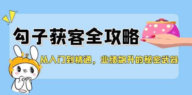 从入门到精通，勾子获客全攻略，业绩飙升的秘密武器-泰戈创艺资源库
