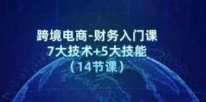 （12047期）跨境电商-财务入门课：7大技术+5大技能（14节课）-泰戈创艺资源库