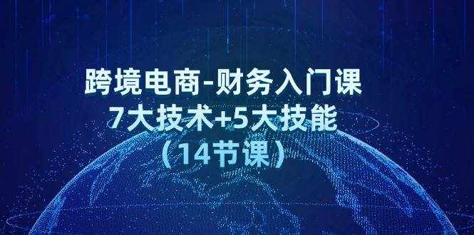 （12047期）跨境电商-财务入门课：7大技术+5大技能（14节课）-泰戈创艺资源库