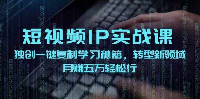 （12193期）短视频 IP实战课，独创一键复制学习秘籍，转战新领域，月赚五万轻松行-泰戈创艺资源库