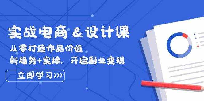 (12654期)实战电商&设计课, 从零打造作品价值,新趋势+实操,开启副业变现-泰戈创艺资源库