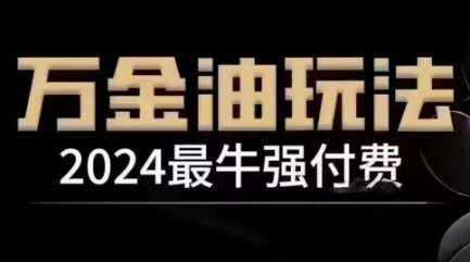2024最牛强付费，万金油强付费玩法，干货满满，全程实操起飞-泰戈创艺资源库