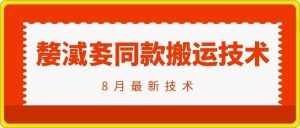 抖音96万粉丝账号【嫠㵄㚣】同款搬运技术-泰戈创艺资源库