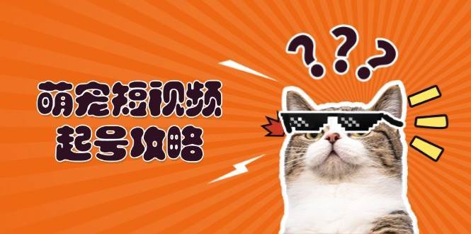 萌宠短视频起号攻略：定位搭建推流全解析，助力新手轻松打造爆款-泰戈创艺资源库