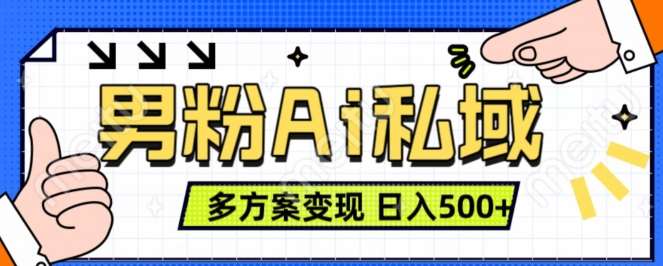 男粉项目，Ai图片转视频，多种方式变现，日入500+-泰戈创艺资源库