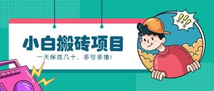 新手小白也能操作的百家号动态搬砖项目,零成本零门槛一天保底几十,多号多撸!-泰戈创艺资源库