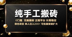 (13388期)纯手工无脑搬砖,话费充值挣佣金,日赚200+长期稳定-泰戈创艺资源库