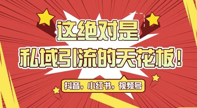 最新首发全平台引流玩法，公域引流私域玩法，轻松获客500+，附引流脚本，克隆截流自热玩法【揭秘】-泰戈创艺资源库