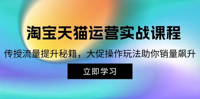 （12959期）淘宝&天猫运营实战课程，传授流量提升秘籍，大促操作玩法助你销量飙升-泰戈创艺资源库