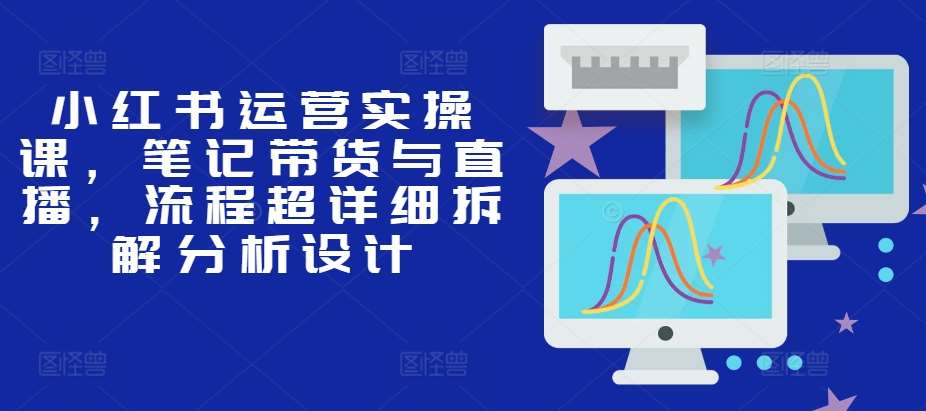 小红书运营实操课，笔记带货与直播，流程超详细拆解分析设计-泰戈创艺资源库