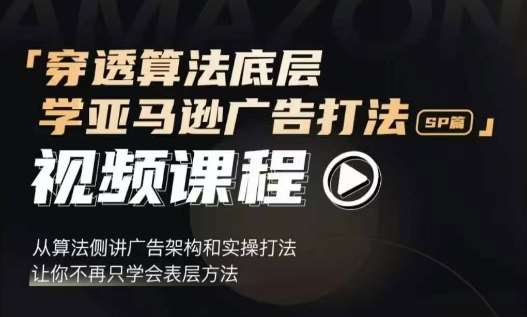 穿透算法底层，学亚马逊广告打法SP篇，从算法侧讲广告架构和实操打法，让你不再只学会表层方法-泰戈创艺资源库