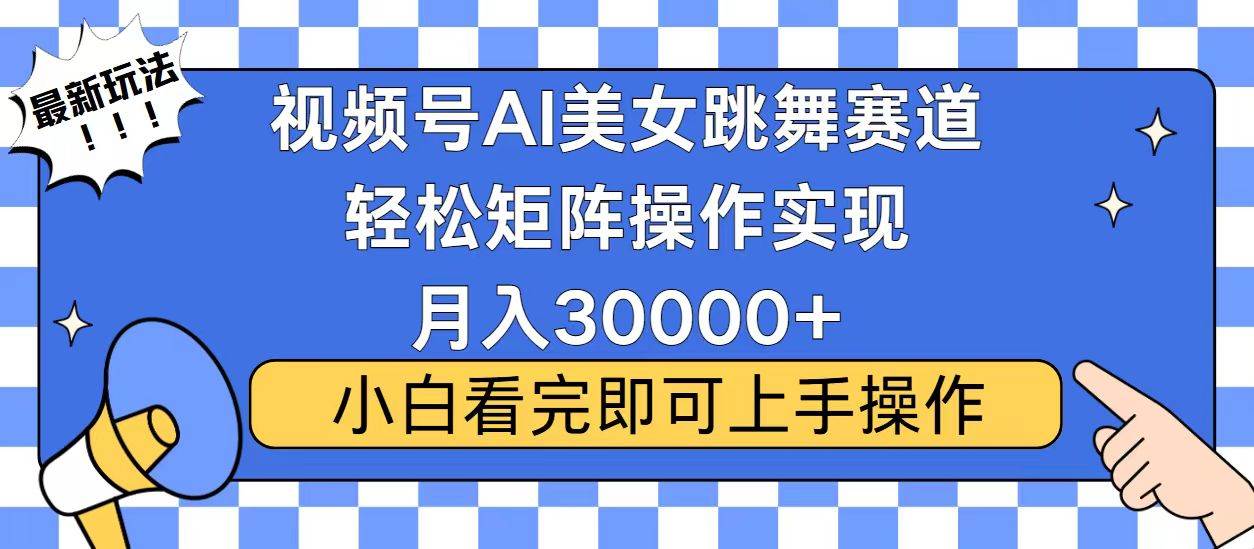 （13813期）视频号蓝海赛道玩法，当天起号，拉爆流量收益，小白也能轻松月入30000+-泰戈创艺资源库