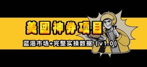 （13751期）美团神券/神会员_入门级教程，外卖券膨胀推广项目【蓝海市场攻略】-泰戈创艺资源库