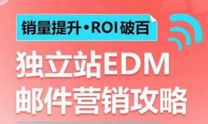 销量提升•ROI破百 独立站EDM邮件营销攻略,如何通过邮件营销每年获得100万美金销售额!-泰戈创艺资源库