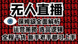 2025无人直播这么做就对了,保姆级全面解析,全程干货,新手老手都可上手-泰戈创艺资源库