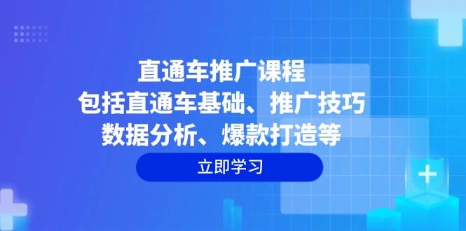 （14001期）直通车推广课程：包括直通车基础、推广技巧、数据分析、爆款打造等-泰戈创艺资源库