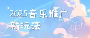 2025新版音乐推广赛道最新玩法，打造出自己的账号风格-泰戈创艺资源库