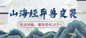 山海经异兽变装，玩法升级，播放轻松10万+-泰戈创艺资源库