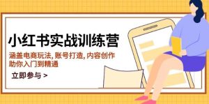 (14120期)小红书实战训练营,涵盖电商玩法, 账号打造, 内容创作, 助你入门到精通-泰戈创艺资源库