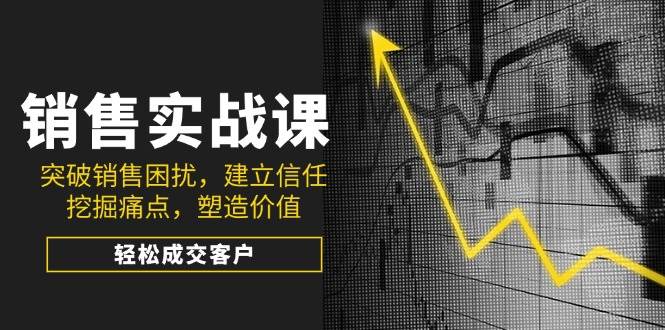 （14297期）销售实战课，突破销售困扰，建立信任，挖掘痛点，塑造价值，轻松成交客户-泰戈创艺资源库
