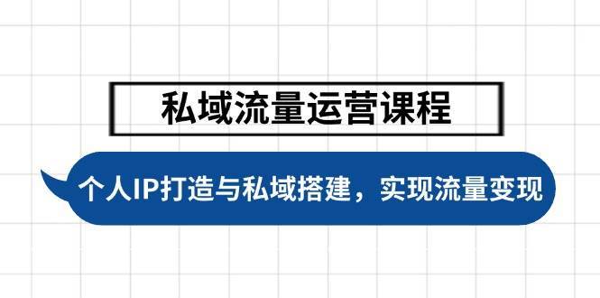 私域流量运营课程，个人IP打造与私域搭建，助力学员实现流量变现-泰戈创艺资源库
