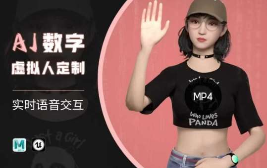 Ai数字人虚拟(智能体)实时语音交互特训营，​自行定制超写实角色AI数字人交互技术-泰戈创艺资源库