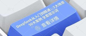 DeepSeek从入门到精通：7大场景 50大案例 全套提示词【文档】-泰戈创艺资源库