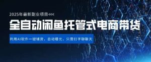 【闲鱼全自动电商带货】三年磨一剑，一朝露锋芒，长期稳定项目，单日稳定变现5张【揭秘】-泰戈创艺资源库