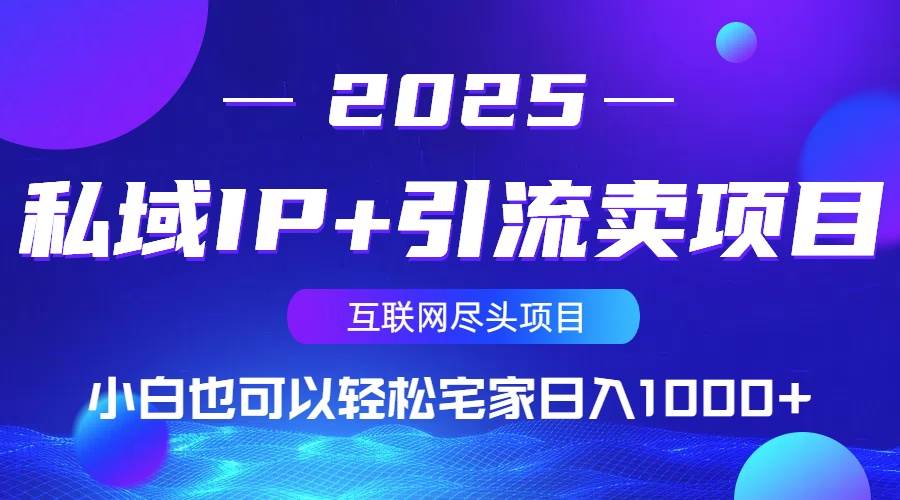 （14151期）私域IP+引流卖项目，小白也可以做到轻松宅家日入1000+-泰戈创艺资源库