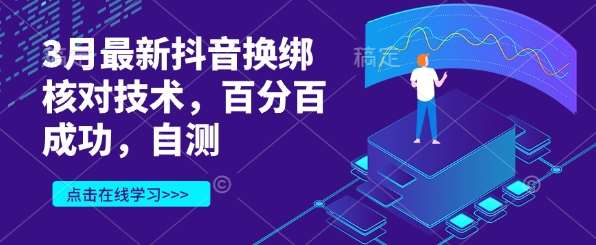 3月最新抖音换绑核对技术，百分百成功，自测-泰戈创艺资源库