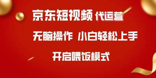 京东短视频代运营，全程喂饭，小白轻松上手【揭秘】-泰戈创艺资源库