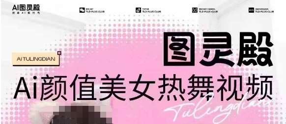 全网首发，原价988图灵殿AI颜值美女热舞视频，云端生图，轻松过原创-泰戈创艺资源库