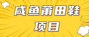 闲鱼高转化项目，手把手教你做，日入3张+(详细教程+货源)-泰戈创艺资源库