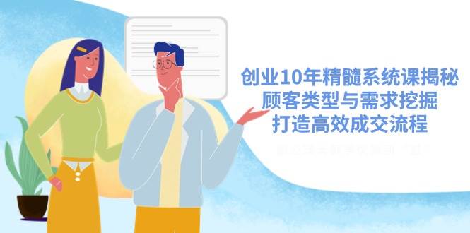 （14542期）创业10年精髓系统课揭秘，顾客类型与需求挖掘，打造高效成交流程-泰戈创艺资源库