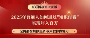 镰刀训练营超级IP合伙人，25年普通人如何通过“知识付费”年入百万！-泰戈创艺资源库