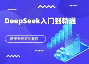DeepSeek快速从入门到精通，新手的保姆级教程-泰戈创艺资源库