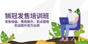 销冠发售培训班：发售 操盘+情商 飙升+卖点 提炼，实战提升百万业绩-泰戈创艺资源库