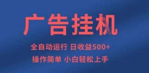 广告挂G全自动5张+项目，操作简单，小白轻松上手【揭秘】-泰戈创艺资源库