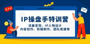 （14502期）IP操盘手特训营，流量变现、IP人物设计、内容创作、剪辑制作、团队搭建等-泰戈创艺资源库