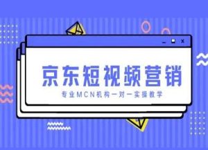 京东短视频营销项目,专业MCN机构一对一实操教学-泰戈创艺资源库