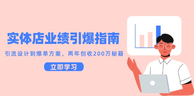 （14996期）实体店业绩引爆指南，引流设计到爆单方案，两年创收200万秘籍-泰戈创艺资源库